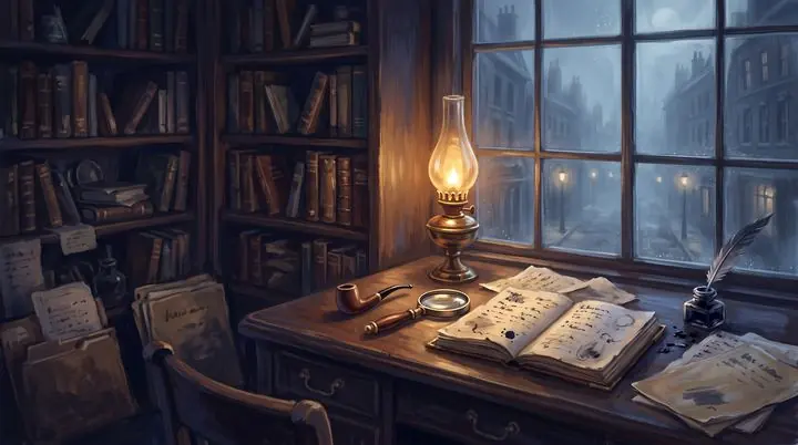 Illustration de l’histoire Le Chien des Baskerville – 2. L’énigme